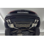Silencieux arrière duplex sport 100% inox FOX EXHAUST SYSTEMS 2x90mm type 16 pour AUDI A6 TYPE 4G 2.0L TFSI
