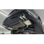Silencieux arrière duplex sport 100% inox FOX EXHAUST SYSTEMS 2x90mm type 16 pour AUDI A6 TYPE 4G 2.0L TFSI