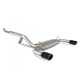 Système cat-back non résonant 1x100mm Carbone SCORPION EXHAUSTS Abarth 500/595 (IHI Turbo) 2008 - 2018