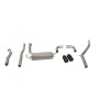 Système cat-back non résonant 1x100mm Carbone SCORPION EXHAUSTS Abarth 500/595 (IHI Turbo) 2008 - 2018