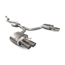 Système cat-back (avec résonateur) 4x83mm inox SCORPION EXHAUSTS Audi A5 (B8) 2012 - 2016
