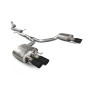 Système cat-back (sans résonateur) 4x83mm Céramique noir SCORPION EXHAUSTS Audi A5 (B8) 2012 - 2016