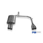 Silencieux arrière duplex sport 100% inox 2x90mm type 10 (look M5) FOX EXHAUST SYSTEMS pour BMW 520i/523i/525i/530i TYPE E60/E61
