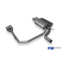 Silencieux arrière duplex sport 100% inox 2x90mm type 10 (look M5) FOX EXHAUST SYSTEMS pour BMW 520i/523i/525i/530i TYPE E60/E61
