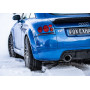 Silencieux arrière duplex sport 100% inox 1x114mm type 25 FOX EXHAUST SYSTEMS pour AUDI TT QUATTRO type 8N