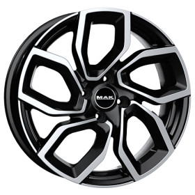 Jante alu MAK APOLLO 6x15 ET21 4x108 Ø65.1mm BLACK MIRROR