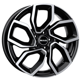 Jante alu MAK APOLLO 6x15 ET39 5x100 Ø57.1mm BLACK MIRROR