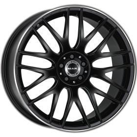 Jante alu MAK ARROW 9x18 ET33 5x112 Ø66.6mm GLOSS BLACK MIRROR RING