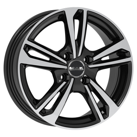 Jante alu MAK EMBLEMA 6.5x16 ET40 4x100 Ø72mm BLACK MIRROR