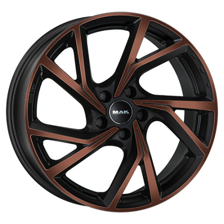 Jante alu MAK KASSEL 8x18 ET40 5x112 Ø57.1mm BLACK & BRONZE