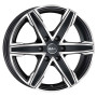 Jante alu MAK KING6 7.5x17 ET25 6x139.7 Ø106.1mm ICE BLACK
