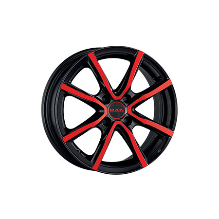 Jante alu MAK MILANO 4 6.5x16 ET40 4x100 Ø72mm BLACK AND RED