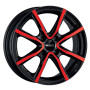 Jante alu MAK MILANO 4 YOU 5.5x15 ET42 4x100 Ø60.1mm BLACK AND RED