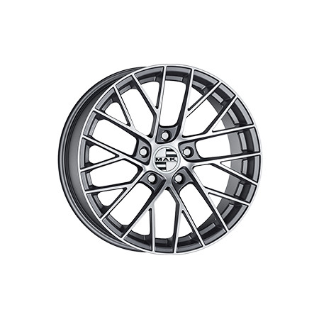 Jante alu MAK MONACO 8.5x20 ET51 5x130 Ø71.6mm GUN MET-MIRROR FACE