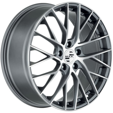 Jante alu MAK MONACO-D 10x19 ET45 5x130 Ø71.6mm GUN MET-MIRROR FACE