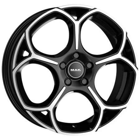 Jante alu MAK MONZA 7.5x18 ET34 5x110 Ø65.1mm BLACK MIRROR