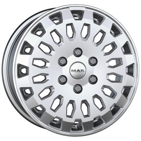 Jante alu MAK OVERLAND 6.5x16 ET50 6x130 Ø84.1mm LIGHT TITAN