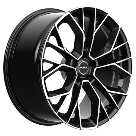 Jante alu MAK STILO-D 11.5x22 ET55 5x128 Ø75.1mm BLACK MIRROR
