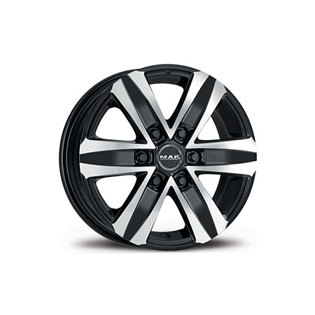 Jante alu MAK STONE 6 8.5x20 ET20 6x139.7 Ø106.1mm BLACK MIRROR
