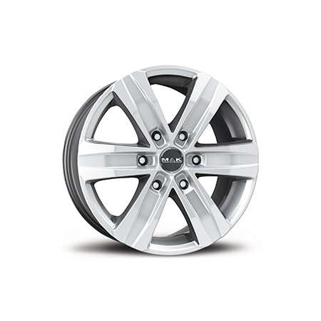 Jante alu MAK STONE 6 W 6.5x16 ET20 6x139.7 Ø106.1mm SILVER