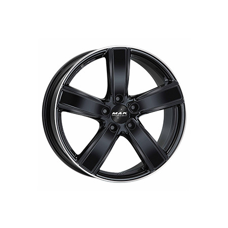 Jante alu MAK TURISMO-FF 9.5x20 ET71 5x130 Ø71.6mm GLOSS BLACK MIRROR RING