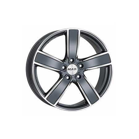 Jante alu MAK TURISMO-FF 9.5x20 ET71 5x130 Ø71.6mm GUN MET-MIRROR FACE