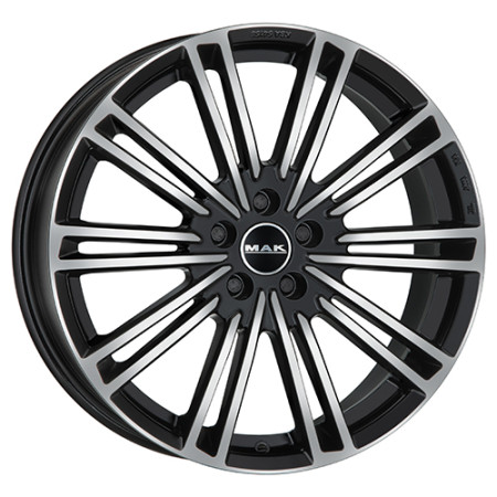 Jante alu MAK YORK 8x19 ET42 5x108 Ø63.4mm BLACK MIRROR