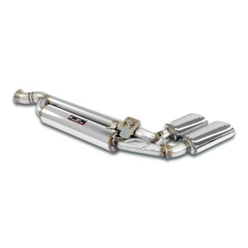 Silencieux arrière droit 2x120x80mm avec valve SUPERSPRINT pour MERCEDES CLASSE G 500 / G 550 TYPE W463A