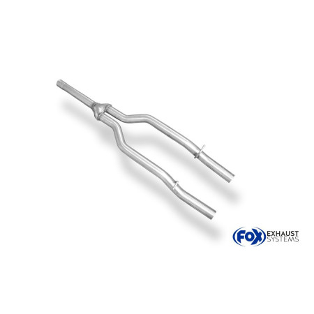 Tube de raccordement catalyseur/silencieux arrière 100% inox FOX EXHAUST SYSTEMS pour CHRYSLER 300C 3,0L CRD