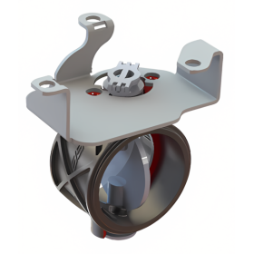 Valve/Clapet d'échappement électrique Ø51 mm ASR type AR4 - S2 moteur SBS BMW
