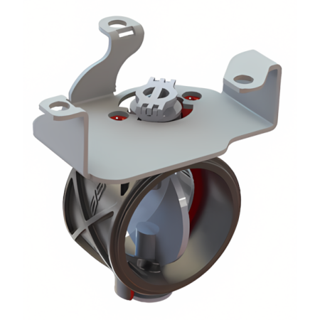Valve/Clapet d'échappement électrique Ø51 mm ASR type AR4 - S2 moteur SBS BMW