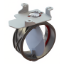 Valve/Clapet d'échappement électrique Ø70 mm ASR type AR4 - S1 moteur Küster