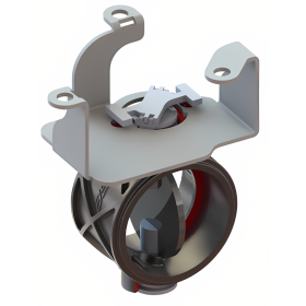 Valve/Clapet d'échappement électrique Ø51 mm ASR type AR4 - S6 moteur SBS Audi