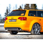 Catback sport 100% inox FOX EXHAUST SYSTEMS 1x160x130mm  pour AUDI RS4 TYPE B7