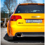 Catback sport 100% inox FOX EXHAUST SYSTEMS 1x160x130mm  pour AUDI RS4 TYPE B7