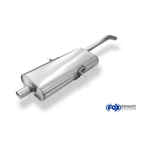 Silencieux avant sport 100% inox FOX EXHAUST SYSTEMS pour CHRYSLER VOYAGER TYPE GS