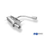 Silencieux arrière duplex sport 100% inox 1x100mm type 13 FOX EXHAUST SYSTEMS pour CHRYSLER PT CRUISER
