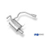 Silencieux arrière duplex sport 100% inox 1x100mm type 13 FOX EXHAUST SYSTEMS pour CHRYSLER PT CRUISER