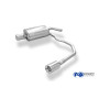 Silencieux arrière duplex sport 100% inox 1x100mm type 13 FOX EXHAUST SYSTEMS pour CHRYSLER PT CRUISER