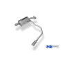 Silencieux arrière duplex sport 100% inox 1x90mm type 13 FOX EXHAUST SYSTEMS pour CHRYSLER PT CRUISER