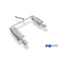 Silencieux arrière duplex sport 100% inox 1x135x85mm type 33 FOX EXHAUST SYSTEMS pour CHRYSLER SEBRING TYPE JR