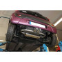 Silencieux arrière sport 100% inox 2x106x71mm type 33 (centrale) FOX EXHAUST SYSTEMS pour CITROËN C1