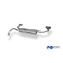 Silencieux arrière duplex sport 100% inox 2x86x54mm type 32 FOX EXHAUST SYSTEMS pour CITROËN C1
