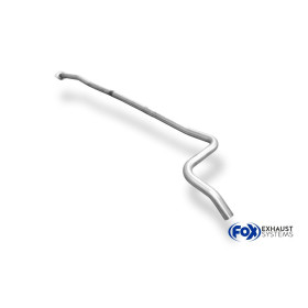 Tube de remplacement de silencieux avant sport 100% inox FOX EXHAUST SYSTEMS pour CITROËN C2