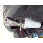 Silencieux arrière sport 100% inox 2x80mm type 13 FOX EXHAUST SYSTEMS pour CITROËN C4 COUPÉ