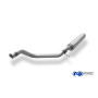 Silencieux avant sport 100% inox FOX EXHAUST SYSTEMS pour CITROËN C4 COUPÉ