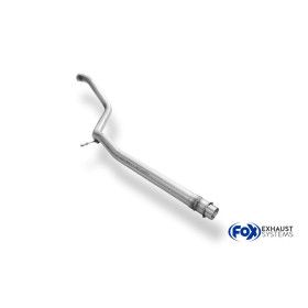 Tube de remplacement de silencieux avant 100% inox FOX EXHAUST SYSTEMS pour CITROËN C4 COUPÉ
