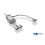 Silencieux arrière duplex sport 100% inox 2x106x71mm type 32 FOX EXHAUST SYSTEMS pour CITROËN C4 (B7)