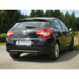 Silencieux arrière duplex sport 100% inox 2x106x71mm type 32 FOX EXHAUST SYSTEMS pour CITROËN C4 (B7)