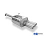 Silencieux arrière sport 100% inox 2x80mm type 16 FOX EXHAUST SYSTEMS pour CITROËN C8
